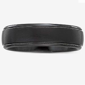 Men’s Black Tungsten Ring